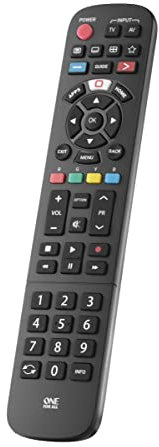 One for All Panasonic TV Fernbedienung - Funktioniert mit Allen Panasonic TV/Smart TV - die ideale TV-Ersatzfernbedienung - URC4914