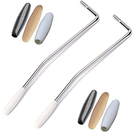 Lot de 2 bras de trémolo avec filetage de 5 mm + 6 mm pour Fender MIM Stratocaster Floyd Rose Stratocaster Stratocaster électrique