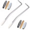 Lot de 2 bras de trémolo avec filetage de 5 mm + 6 mm pour Fender MIM Stratocaster Floyd Rose Stratocaster Stratocaster électrique