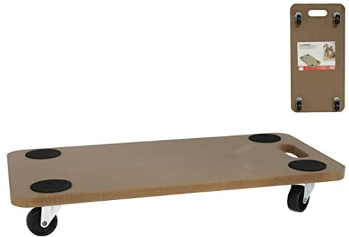 Carrello supporto con ruote, piattaforma di carico per spostare mobili, base di rotolamento per trasporto, tavolo, 200 kg