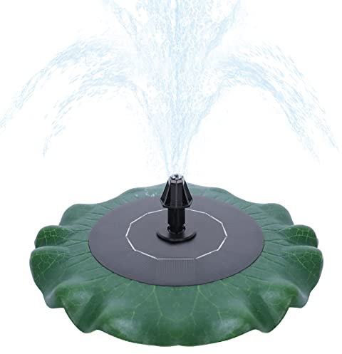 NAIZY Pompa solare per laghetto, fontana solare da 1,4 W, con diverse modalità, fontana da giardino, decorazione da esterni, laghetto da giardino