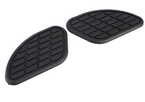 Motorcbicyle Fuel Tank Pads, Motorcbicyle or Motorbike Knee Pads Pair Of Traction Pad Vintage Decalsblack (Black) tank protector 1400 R1200Gs Tank Grip