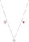 Prinzessin Lillifee Kette mit Anhänger 925 Sterling Silber Mädchen Kinder Halsschmuck, mit Zirkonia synth., 35+3 cm, Silber, Schmetterling, Kommt in Schmuck Geschenk Box, 2037943