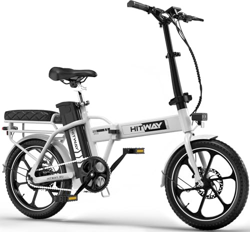 HITWAY Folding Electric Bike, 16 Commuter E-Bike, 36V 13Ah Battery-BK5SL