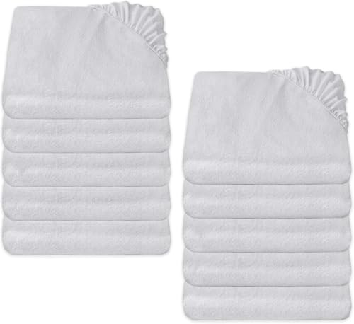 Aspire Homeware Mattress Protector King Size (10 Pack) – 100% Waterproof Terry Towel Mattress Cover – Dust & Mite Protection Water Proof Sheet
