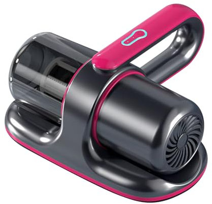 Cuifati Aspirador de Colchón Inteligente con Eliminación de ácaros, Potente Aspirador Inalámbrico de Mano para Alérgenos, Máquina de Limpieza por Vacío de Cama UV para Almohadas, (Gris