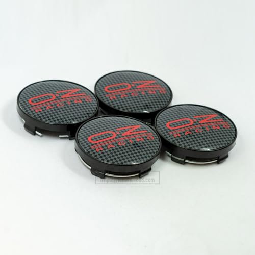 ZGCYK 4 Stück Radnabenkappen für OZ O.Z 60MM Felgendeckel Radkappen Reifen Felgen Radnabenabdeckung Zubehör,PatternA