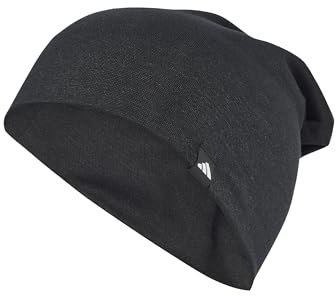 adidas Unisex Lightweight Long Beanie, Black/Black, L
