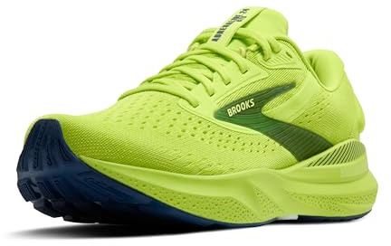 Brooks Herren Adrenaline Gts 24 Sneaker, Acid Lime/Sunny Lime/Navy, 43 EU