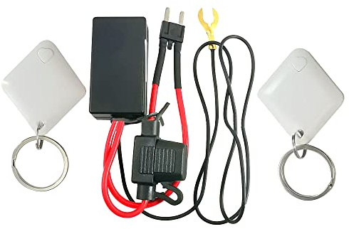 Sistema immobilizzatore per auto Kacepar M506 Fusibile pompa olio Sistema antirapina intelligente Nero Compatibile con veicoli a benzina da 12 V CC Motociclette M506