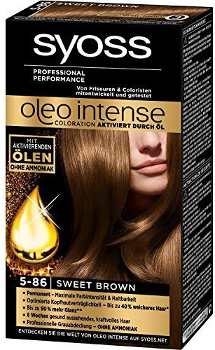 Syoss Oleo Intense Permanent Intensive Oil Color (5-86 Sweet Brown) by Syoss
