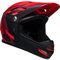 BELL Sanction MTB Full Face Helmet Sanktion, Mattrot/Schwarz, M 55-57cm