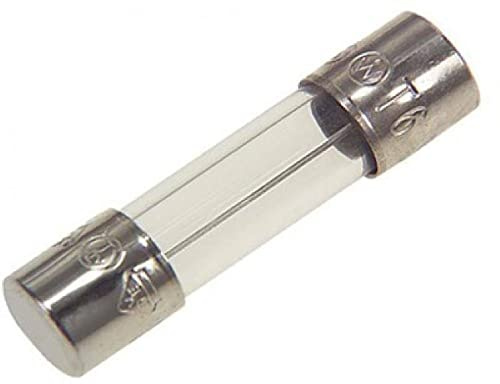 Italweber 0315015 Standard Serie T Cilindrico in Vetro Fusibile, 15A, 250V, 6.3mm Ø x 32mm, Confezioni da 10