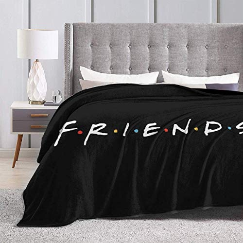 Friends TV Show Flanellfilt i fleece lätt supermjuk mysig mikrofiberfilt 200 cm x 150 cm