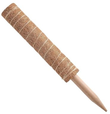 Hlagmix Poste de musgo de soporte para plantas, de musgo apilable para plantas en maceta, herramienta de jardinería para interiores y exteriores, herramienta de plantación para filodendro,