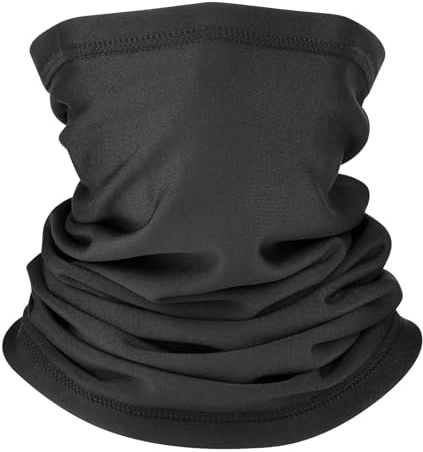 Tube Scarf Fleece Hats Windproof Loop Scarf Neck Warmer Ski Mask Elastic for Men Women