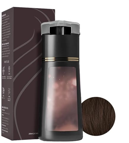 Ever Haar Sofort Farbshampoo, Everhaar Farbshampoo Erfahrungen, Ergebnisse in 10 Minuten, Natürliche Inhaltsstoffe, Für Alle Haartypen Geeignet (Dunkelbraun)