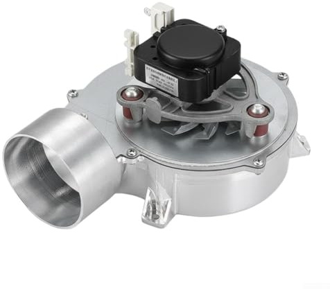 Ventilador inducido de bajo ruido para horno de pellets de 30 W, aleación de aluminio y construcción de chapa galvanizada, flujo de aire de alta eficiencia para estufas y chimeneas, 220 V