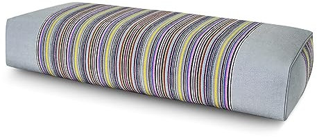 JOERRES Buchweizenkissen, Buchweizen-Nackenkissen mit Reißverschluss, natürlich Buchweizen Schlafkissen, Buchweizenschalen Nackenstützkissen lindert Nacken- und Schulterschmerzen(grau)