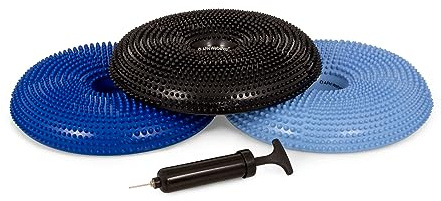 TheraPIE Donut Balance Kissen mit Noppen Ergonomisches Sitzkissen für Rückenentlastung und Balance 3er Sparset