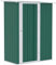 Outsunny 5ft x 3ft Metal Garden Storage Shed, Outdoor Tool Shed with Sloped Roof, Lockable Door for Tools, Equipment, Green