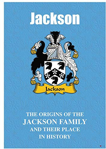 I LUV LTD Jackson Anglais Nom de Famille Livret D'histoire avec de Brefs Faits Historiques