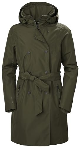 Helly Hansen Femmes W Welsey II Trench-coat isolé, Vert, XS
