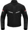 BORLENI Motorradjacke Sommer Herren Atmungsaktiver Panzerschutz Hochglanz Reflektierend