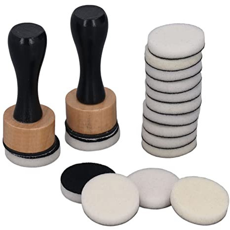 Ink Blending Brushes, Mini Ink Paints Mixing Blending Tool Ink Blower Applicator Tool Sets mit Schäumen Ersatz Nachfüllschaum für die Herstellung von Prägungen