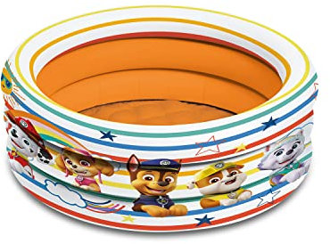 Mondo Toys - PAW PATROL | 3 Rings Pool INLATED BASE - aufblasbares Baby-Pool - 3 Ringe - Durchmesser 60 cm - +10 Monate - 16918