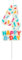 Folat B.V.- Folat Velas Vela Cozy Sprinkles Número 4-7 cm Adornos para Pasteles cumpleaños, Aniversario de Bodas, Graduación, Baby Shower, Fiesta de niños, Multicolor, 7 cm (24114)