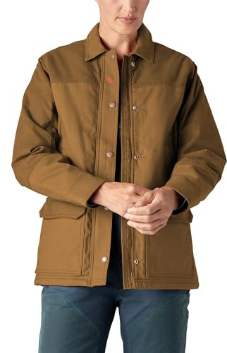 Women’s Waxed Canvas Chore Coat, BROWN DUCK, L