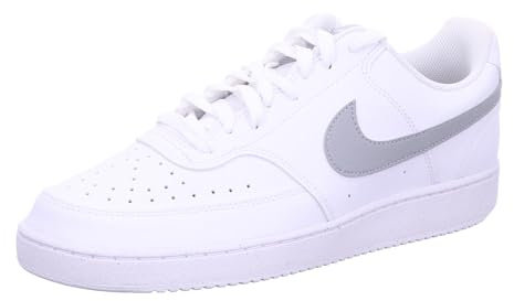 Nike Herren Court Vision Lo Nn Low Top Schuhe, White/Lt Smoke Grey-White, 44.5 EU