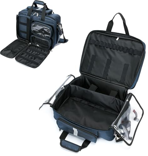 First Aid Bag - Empty Medical Storage Bag for Home Health, Nursing Students, Therapists & Doctors
