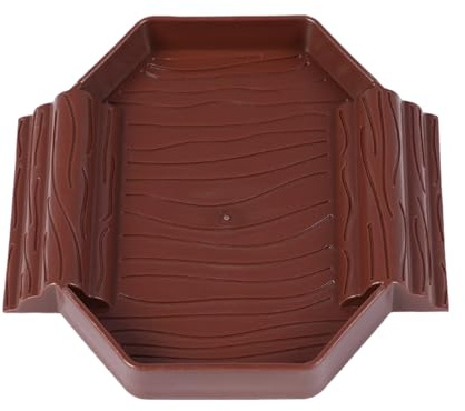 Turtle Water Pond | Anti-Skid Reptile Bowl | Feeding and Bath Basin for Terrarium, Gecko, Snake and Other Reptiles