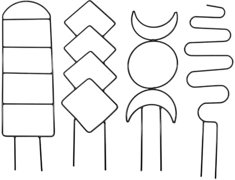 Tutor De Plantas De Interior - Soporte Metálico Para Plantas En Contenedor - Estructuras Metálicas De Obelisco Para Crecimiento Plantas De Interior Para Hipomeas, Vides, Y Pothos