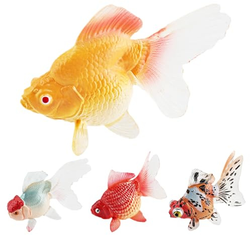 Realistic Fish Toy – Floating Fake Fish Model, Imitation Aquatic Pet Figure, Swimming Visual Prop | Fun Creative Present for Girls Boys Youth Friends Pond Tank Activity