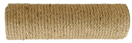 BETOOKY Tiragraffi per Gatti in Legno Resistente, Colonna di Arrampicata da 6 Cm X 40 Cm, Ricambio per Palo Gioco Gatto da Interno Spago Naturale, Supporto per Graffi e Gioco Domestico