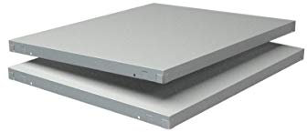 SCHULTE REGALWELT REGALE FÜR DIE EWIGKEIT Regalwelt Zusatzböden in weiß, 2er Set Stecksystem Ersatzböden 60x50 cm, Traglast bis zu 85 Kg je Boden weiß, pulverbeschichtet