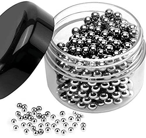 CAM2 1000 Balls 304 Stainless Steel Cleaning Beads, Quick Cleaning without Scratches, for Carafes, Bottles, Vases, Narrow Neck Bottles