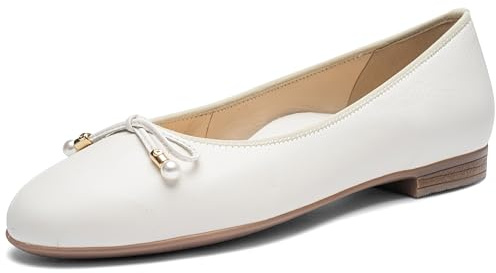 ARA Bari-ballerinor för kvinnor, kräm, 40 EU