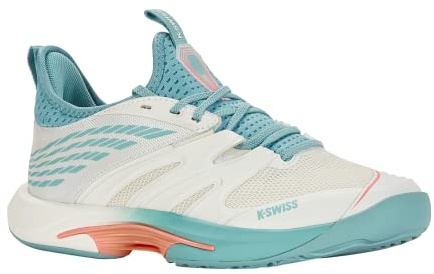 K-Swiss Performance dam SPEEDTRAC tennissko, Blanc de Blanc/Nile Blue/Desert Flower, 37 EU, Blanc De Blanc Nile Blue Desert Flower, 37 EU