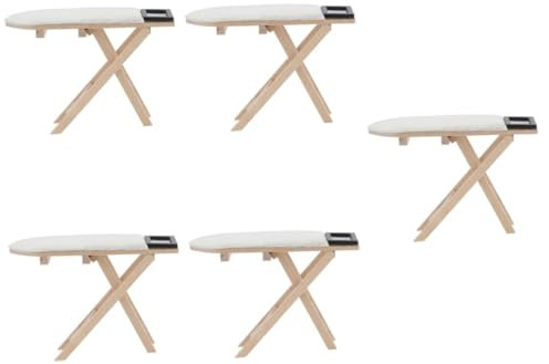 BESTonZON 5St Puppenhaus Bügeltisch Mini-Bügeltisch Miniatur-Bügelbrett Spielzeug für Kinder kinderspielzeug schmücken Esszimmertischdekoration Mini-Tischverzierung aus Eisen Mini-Verzierung