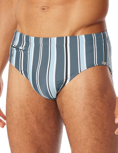 Schiesser Herren Slip Komfort-Ocean Swim Badehose, atlantikblau_182683, XL