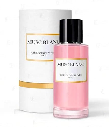 Parfum MUSC BLANC - EXTRAIT DE PARFUM 50 ML - Senteur MUSK TAHARA - IDÉE CADEAU ÉLÉGANT Homme & Femme - Collection Privée Paris - Fragrance boisée longue durée 50ml