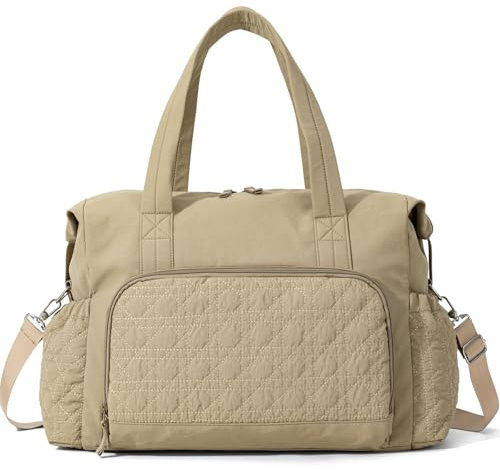 Suweir Borsa da viaggio da donna, 39 x 32 x 20 cm, borsa da viaggio da 40 l, impermeabile, con scomparto bagnato, borsa da nuoto, borsa da clinica, per la nascita, per aereo, viaggi, sport, Borsa da