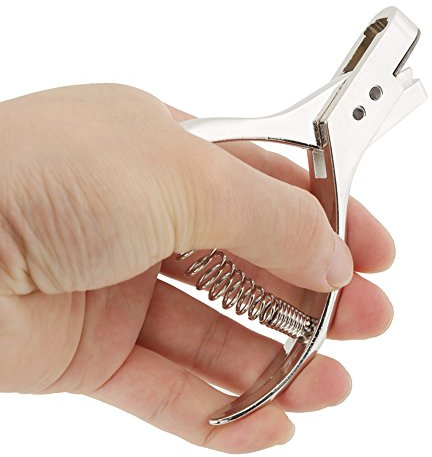 DEWIN Pattern Notcher, Modello Notcher Perforatore a Pinza in Acciaio Inossidabile Pinza per Cucire su Misura Strumento per Marcatura