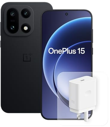 OnePlus 15 5G Smartphone, 16GB RAM 512GB Memory, Snapdragon 8 Elite Gen 5, 7300mAh Battery, 4K 120FPS Dolby Vision Video, Triple 50MP Camera, 120FPS Gaming, IP68 Water Dust Resistan, Infinite Black