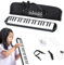 Qyljeiwred Melodica Instrument für Kinder, Melodica Instrument mit 2 Mundstücken, 32 Tasten Keyboard Harmonium Instrument mit Tragetasche für Anfänger & Profis