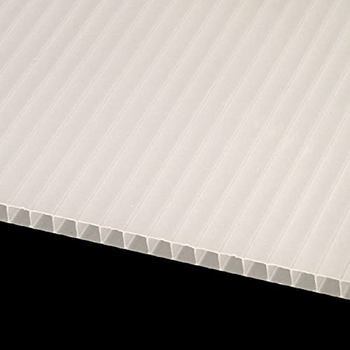 Placa o panel de policarbonato celular - 6mm (Opal-Blanco Hielo) (Policarbonato, 150x105cm)
